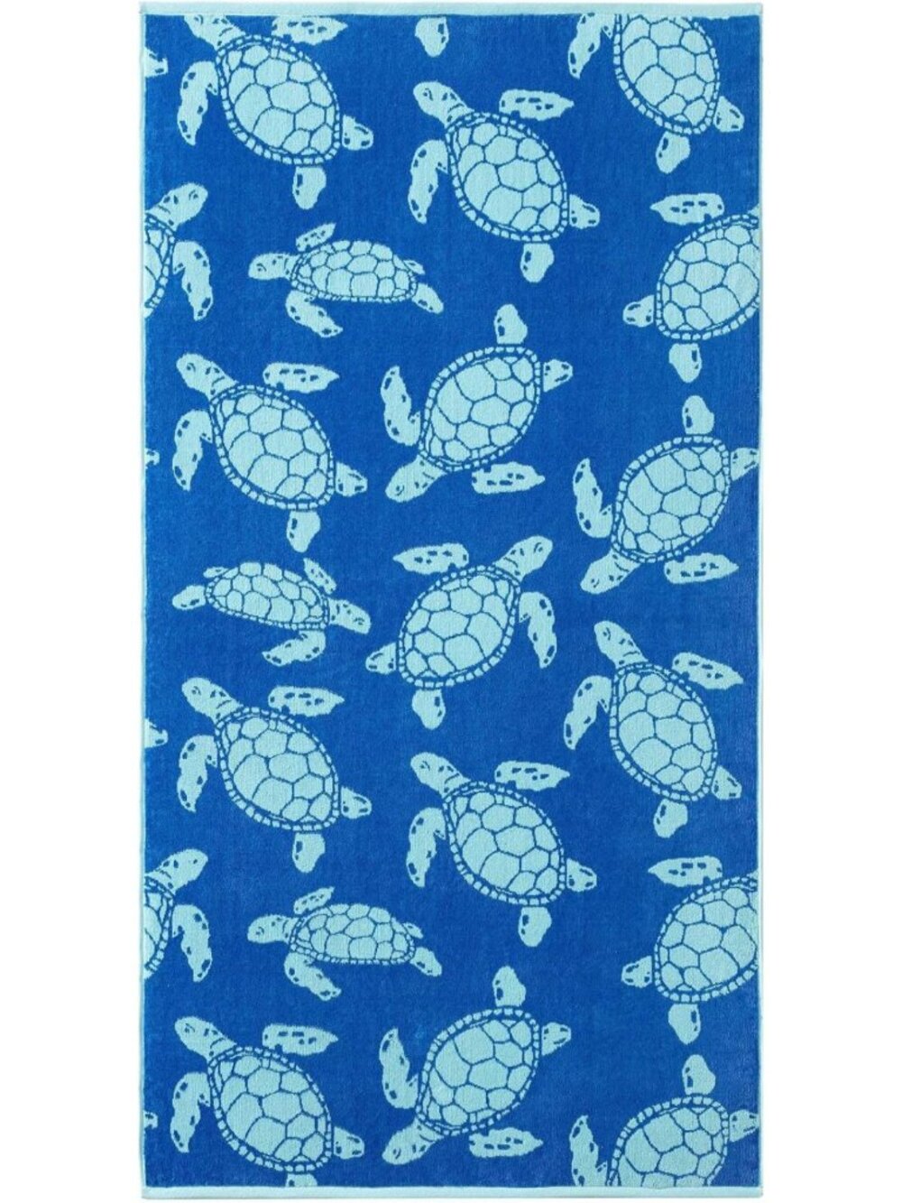 Oversized Cotton Velour Beach Towel Set - 2 Pack, Quick-Dry & Soft Towels